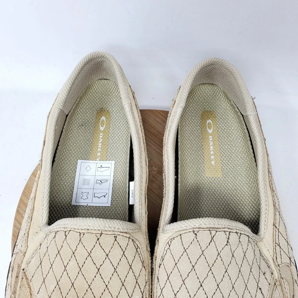 Oakley Humidor Loafer Mens 14 Tan Suede Retro Vintage Classic Slip On Shoes